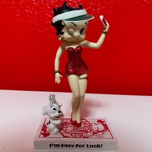 Betty Boop Poker Figurine